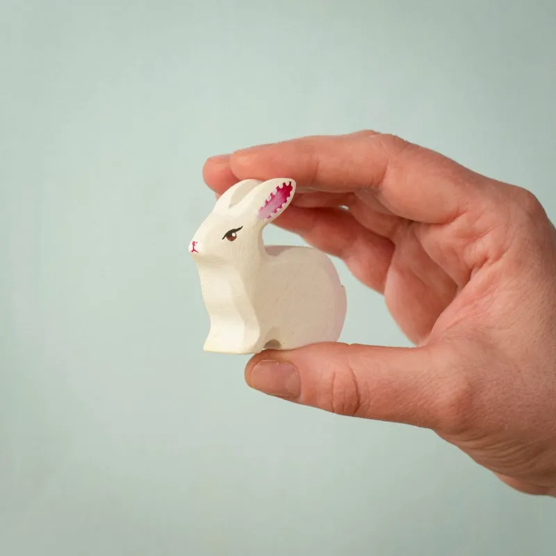 Bumbu Wooden Animal Woodland | Rabbit Easter Sitting