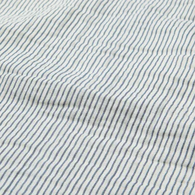 Cam Cam Muslin Baby Swaddle - Classic Stripes Blue