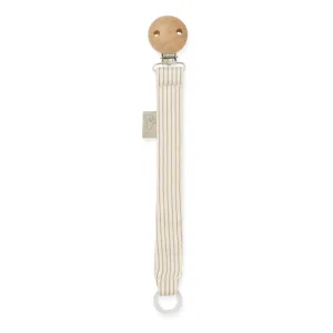 Cam Cam Pacifier Holder - Camel Stripes