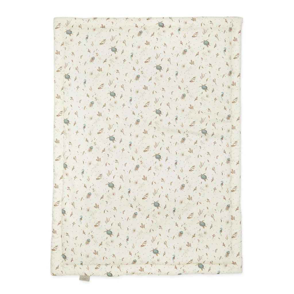 Cam Cam Soft Baby Quilted Blanket | Sea Garden
