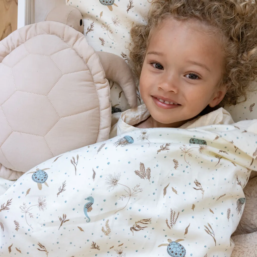 Cam Cam Turtle Cushion | Latte