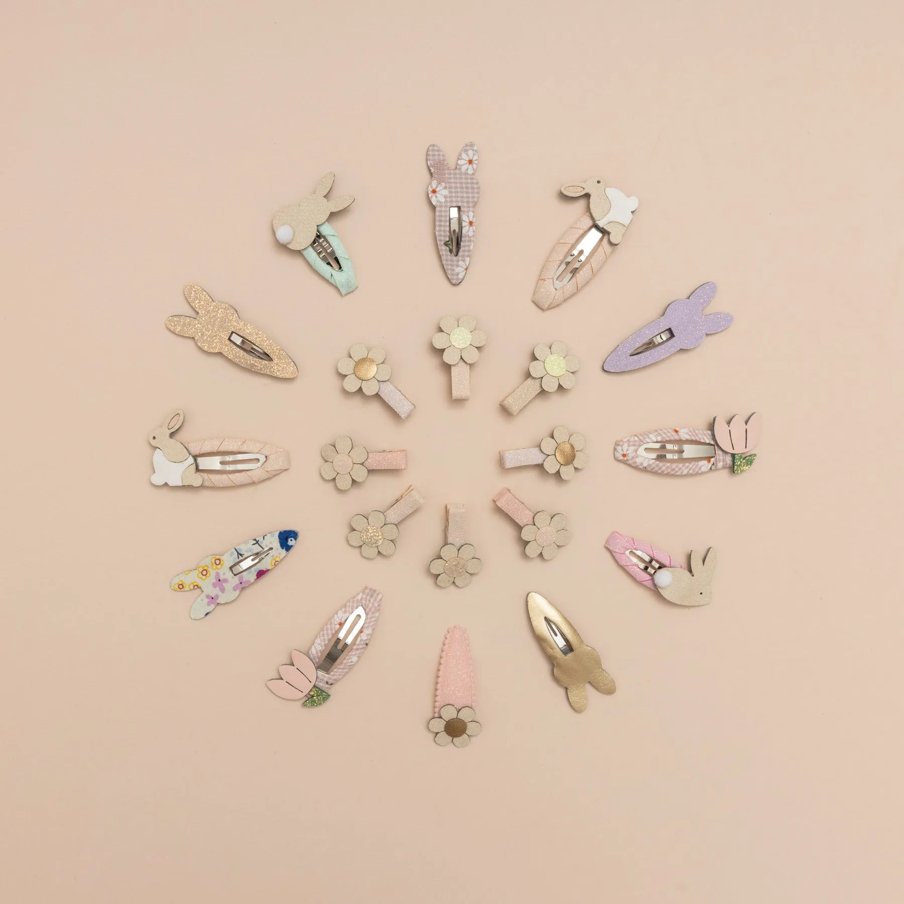 Clic Clacs | Bunny & Flower