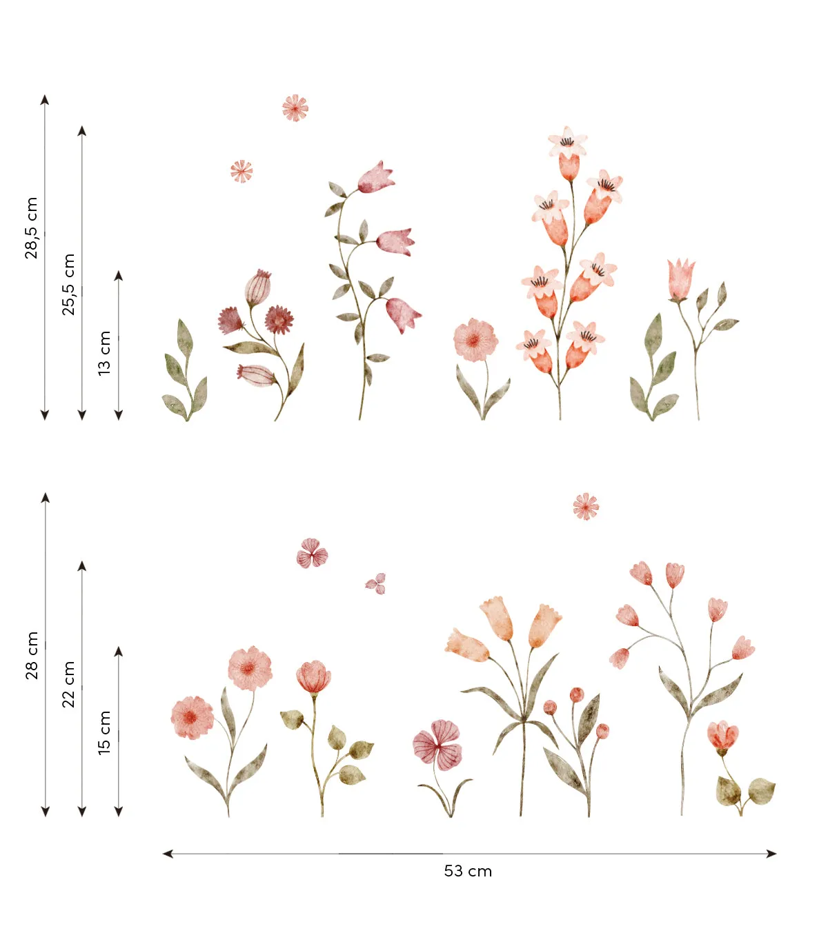 COCCINELLA | Wall Decals Pretty Flowers