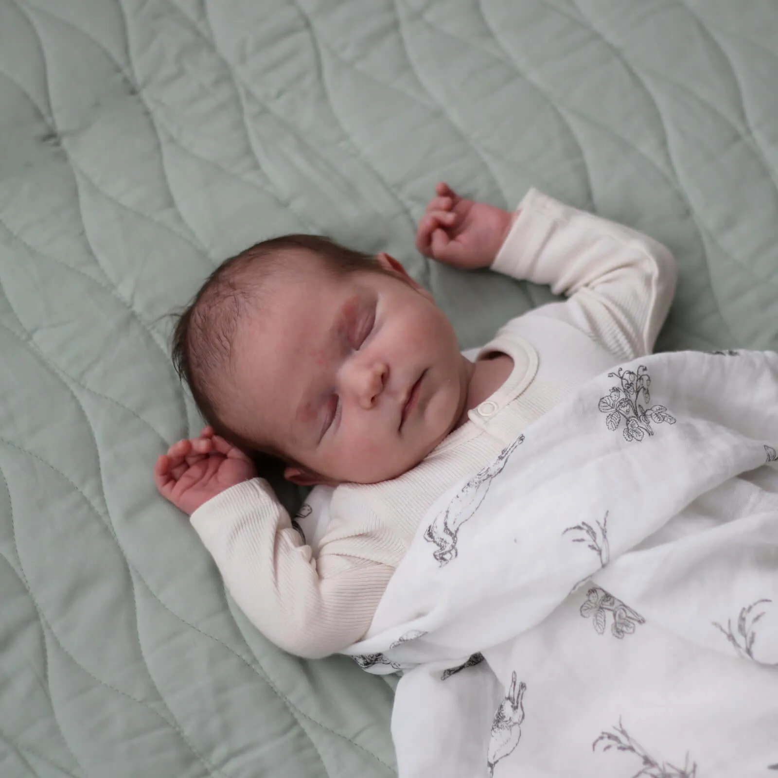 Cot Quilt | Sage