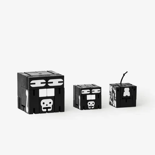 Cubebot Robot Black Skeleton MICRO