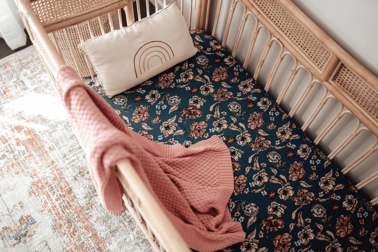 Diamond Knit Baby Blanket | Rosa