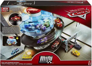 Disney Cars FYN86 Movie Mini Spiral, Spinning Race Set
