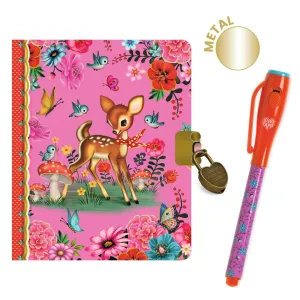 Djeco Stationery | Secret Notebook with Magic Pen | Fiona