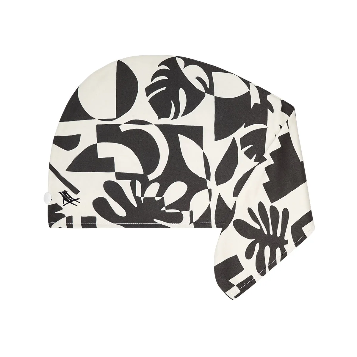 Dock & Bay | Hair Wrap | Midnight Monochrome