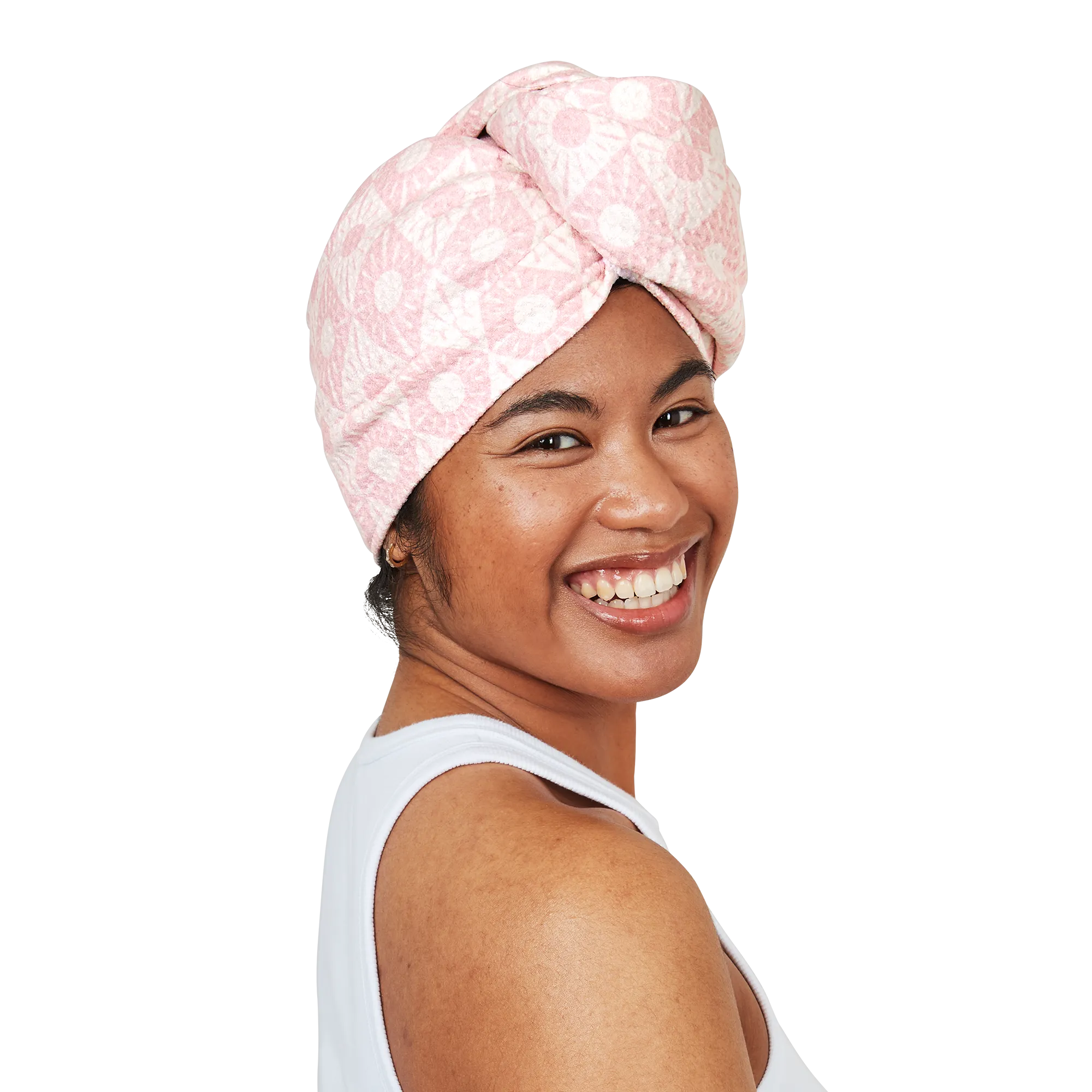 Dock & Bay | Hair Wrap Waffle | Diamond Pink