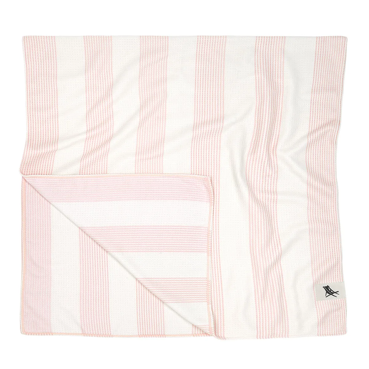 Dock & Bay | Waffle Towel | Primrose Pink Stripe XL