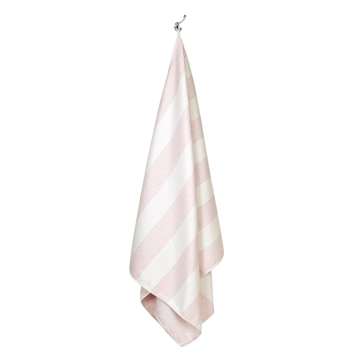 Dock & Bay | Waffle Towel | Primrose Pink Stripe XL