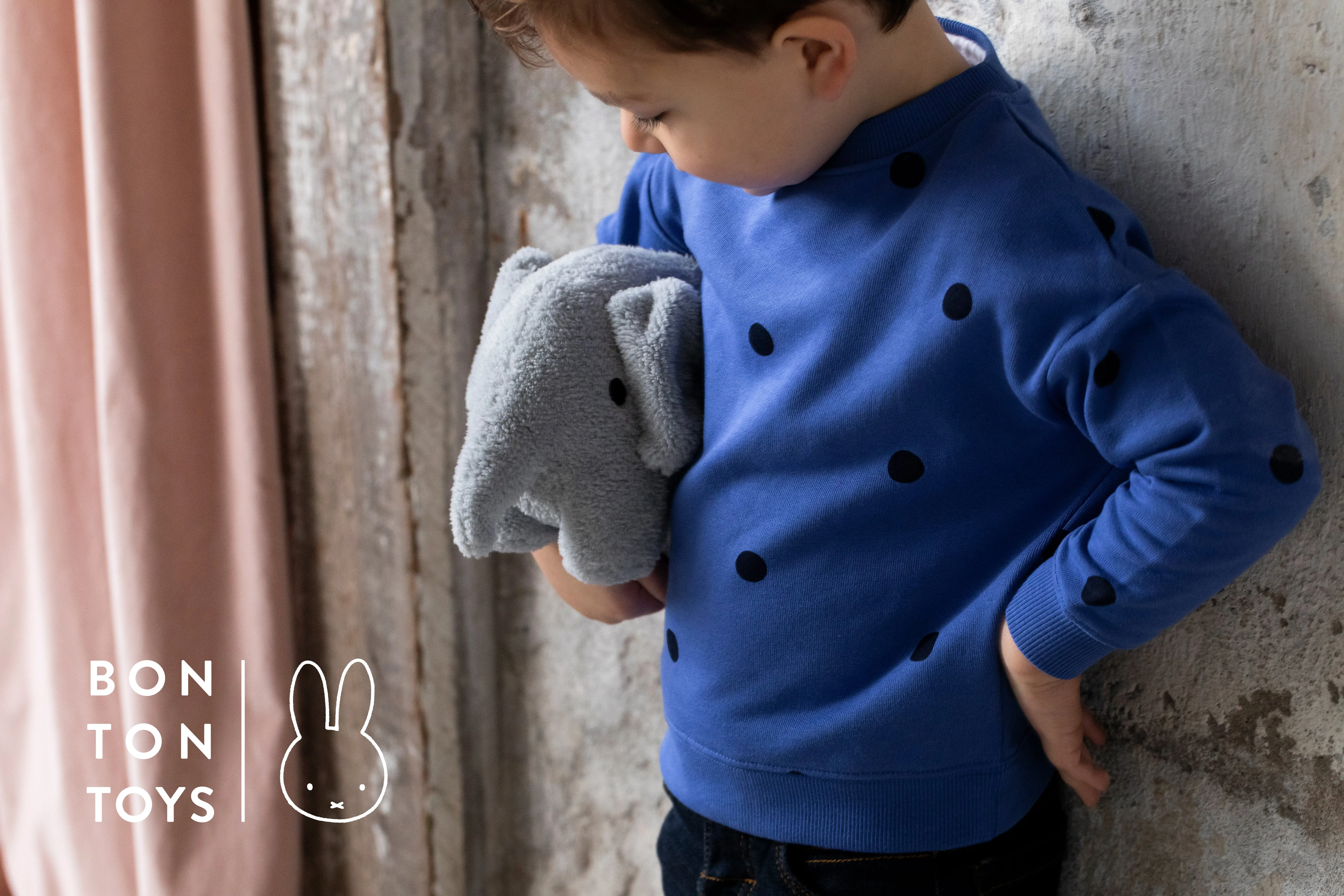 Elephant Terry Light Grey - 23 cm