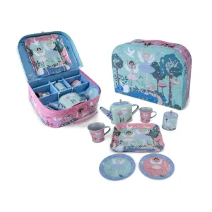 Enchanted - Tin Tea Set 9 Piece - Ballerina