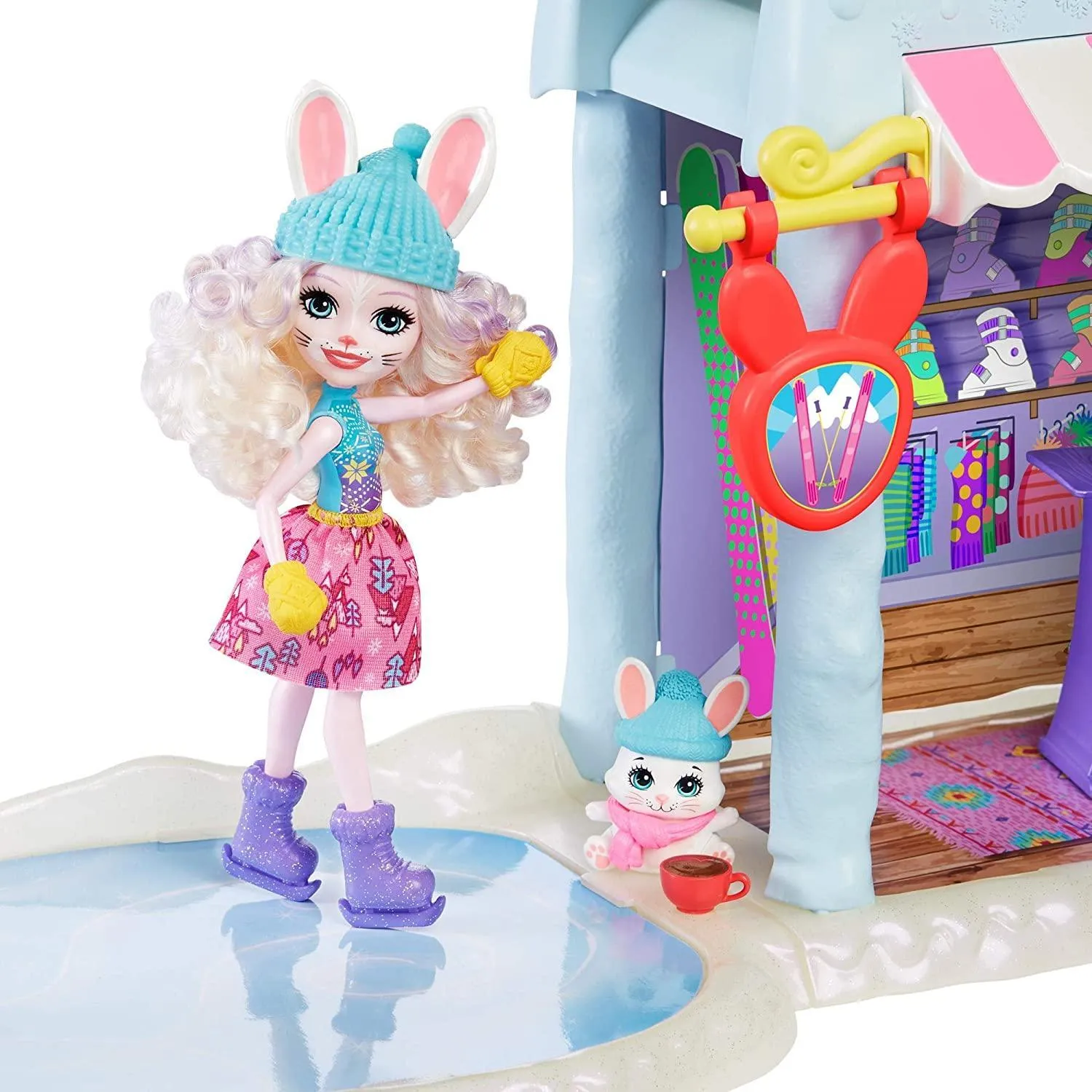 Enchantimals Hoppin' Ski Chalet Playset