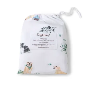 Fitted Bassinet Sheet | Changing Mat Cover | Dog Park