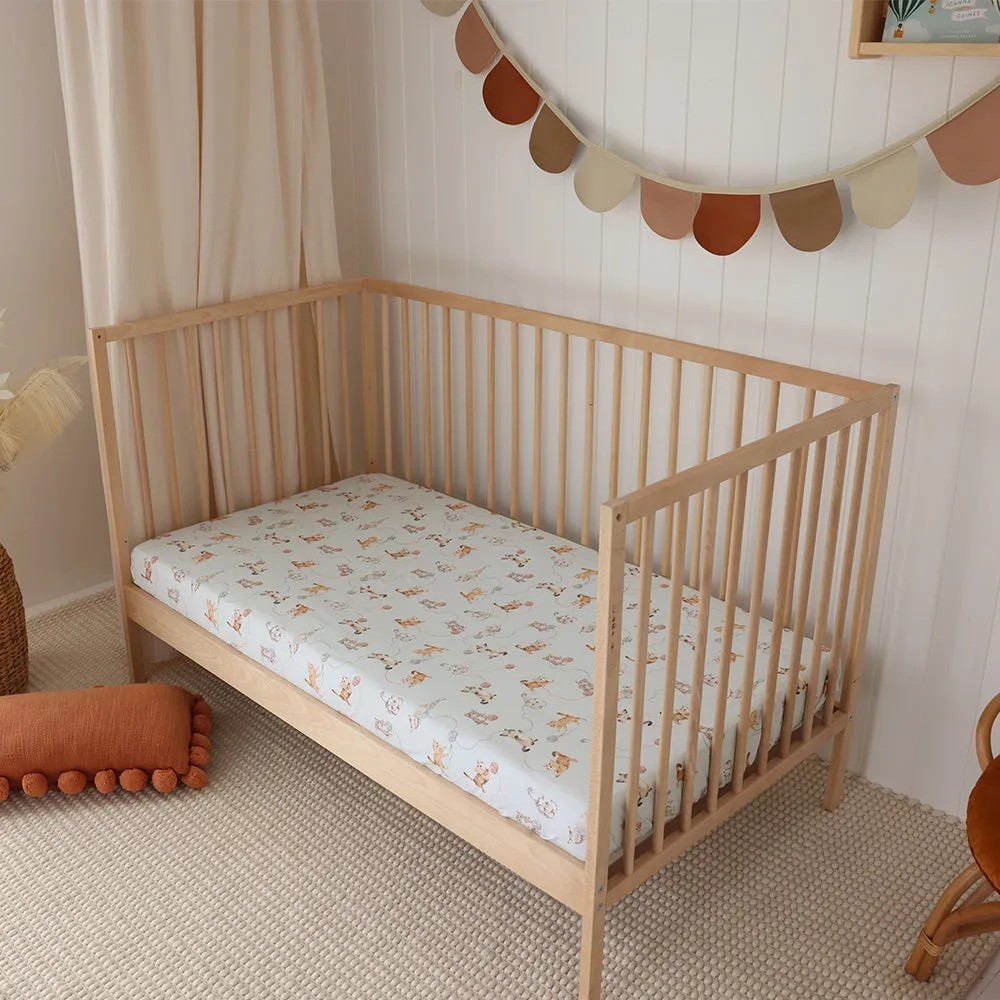 Fitted Cot Sheet | Kittens