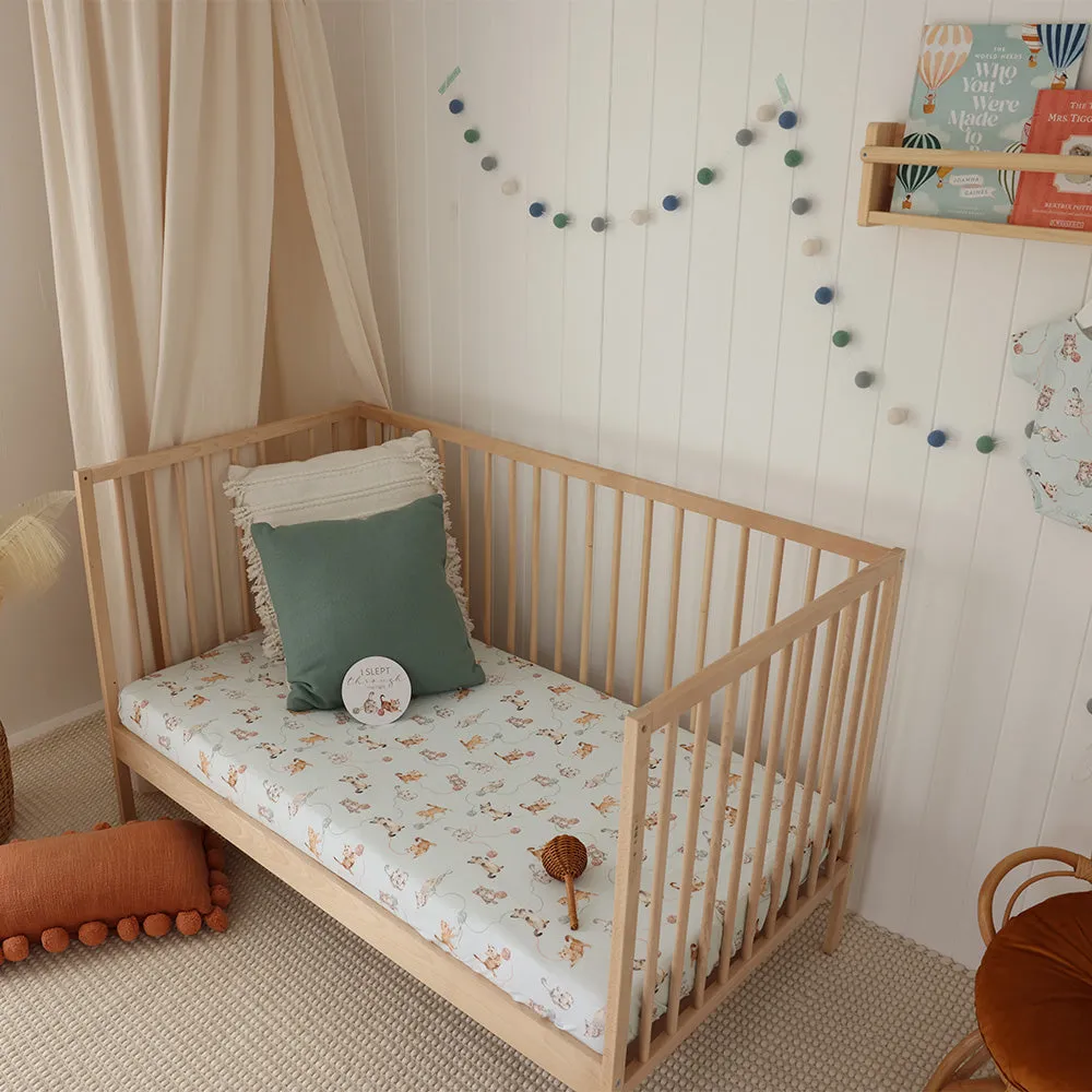 Fitted Cot Sheet | Kittens