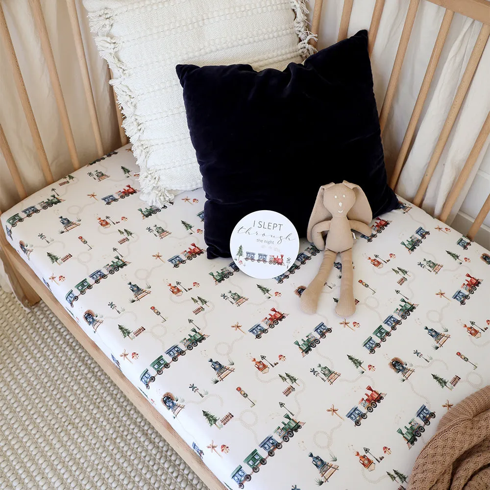 Fitted Cot Sheet | Trains