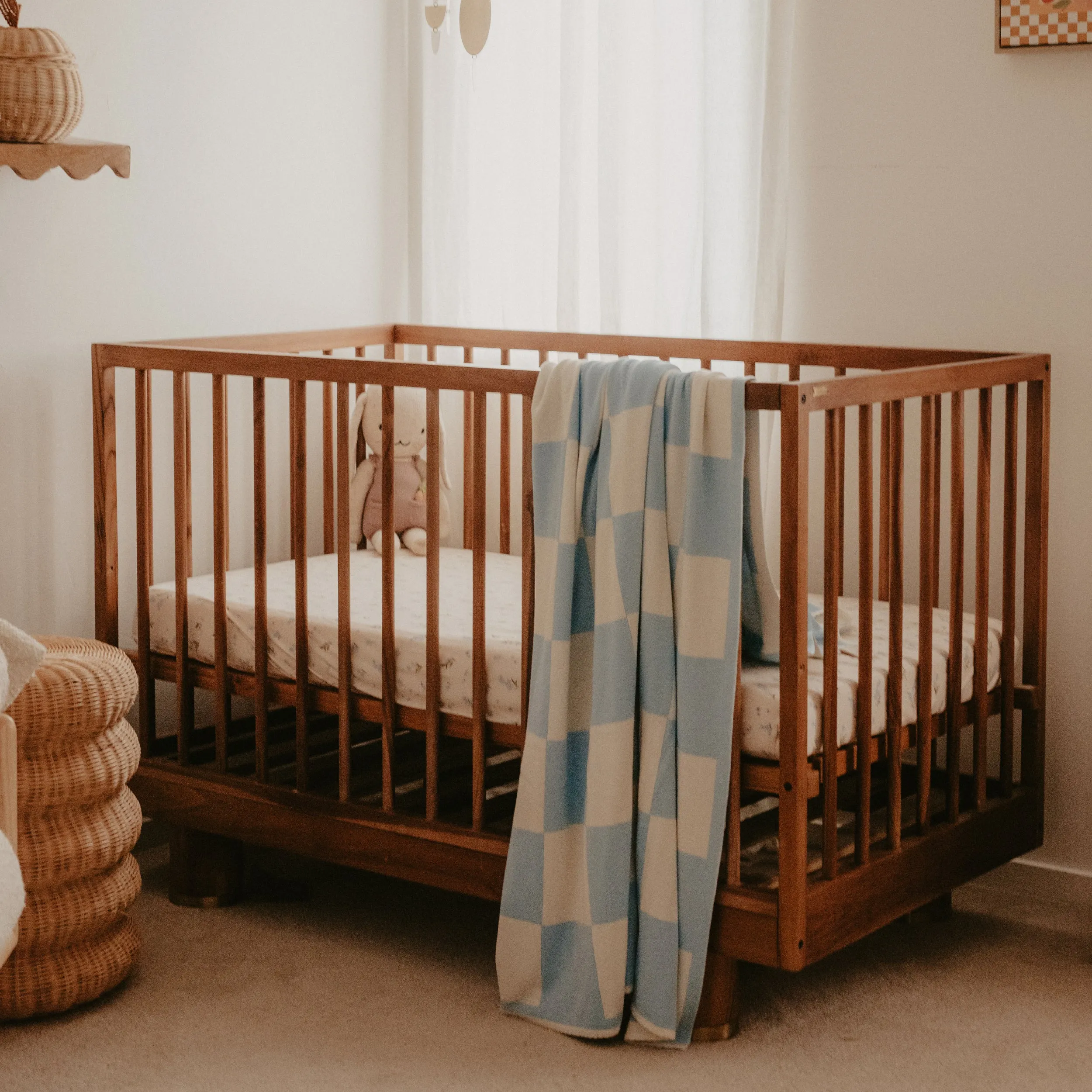 Fox   Fallow Blanket | Powder Check Reversible