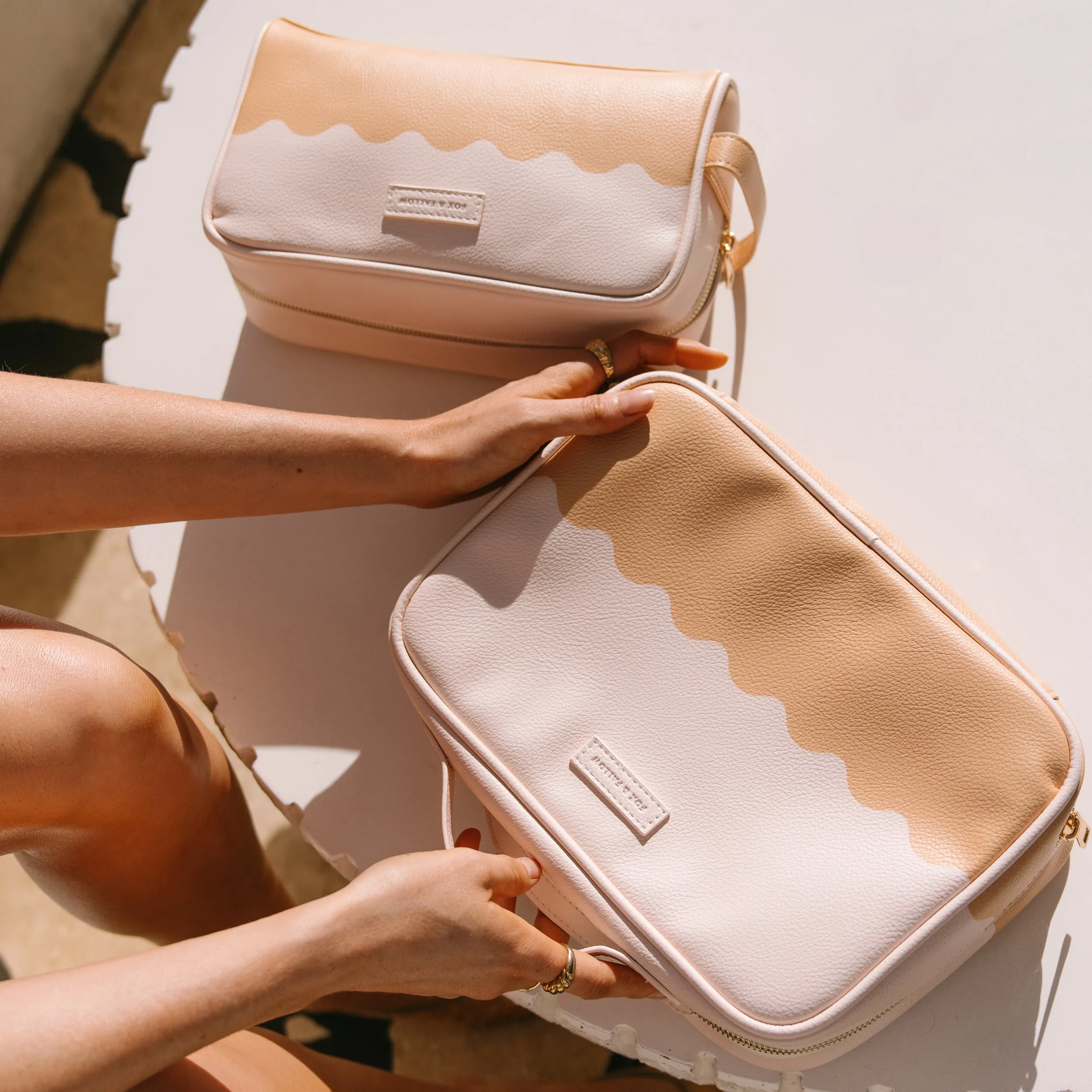 Fox   Fallow Cosmetic Bag | Caramel Ripple