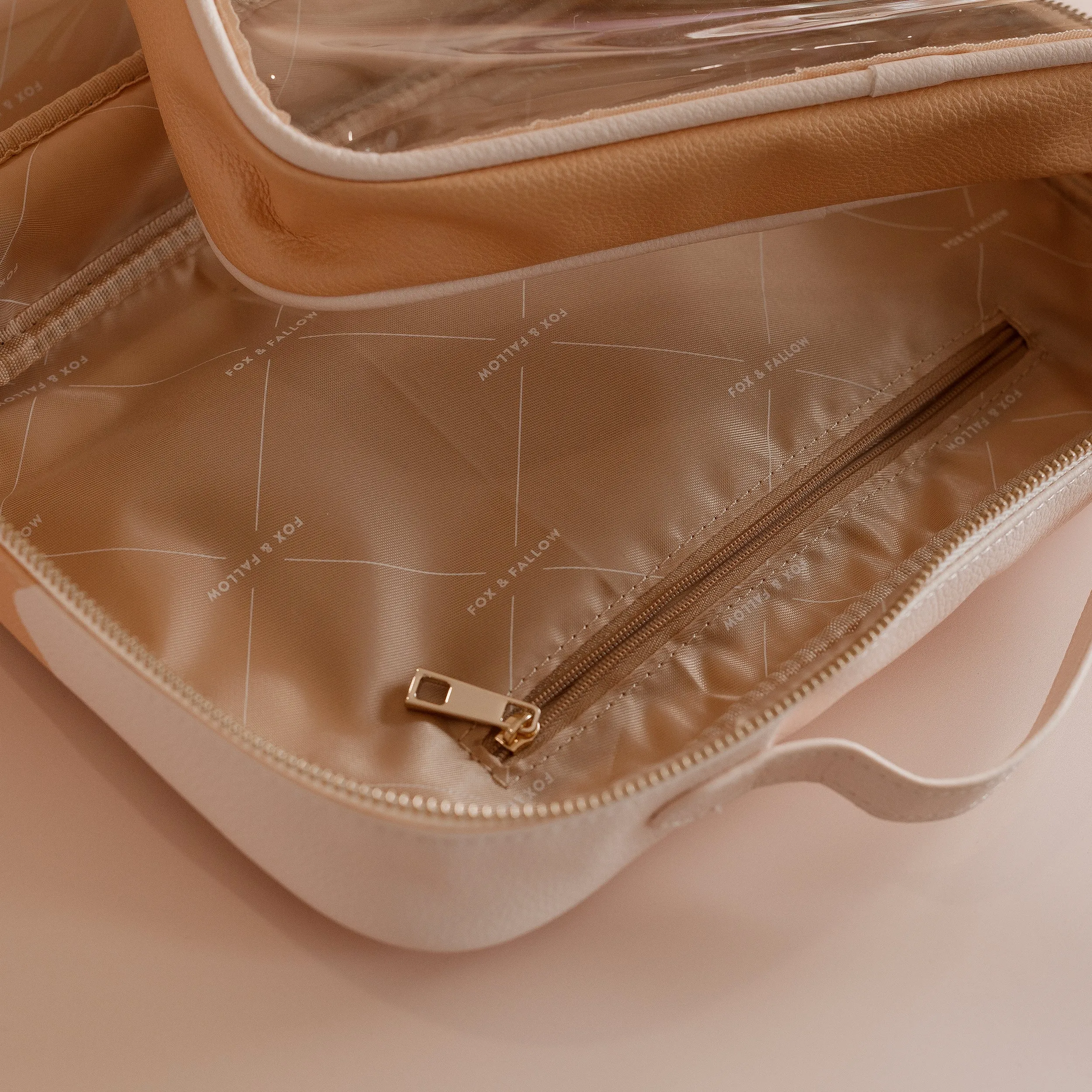 Fox   Fallow Cosmetic Bag | Caramel Ripple