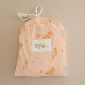 Fox   Fallow Organic Fitted Cot Sheet | Mermaids