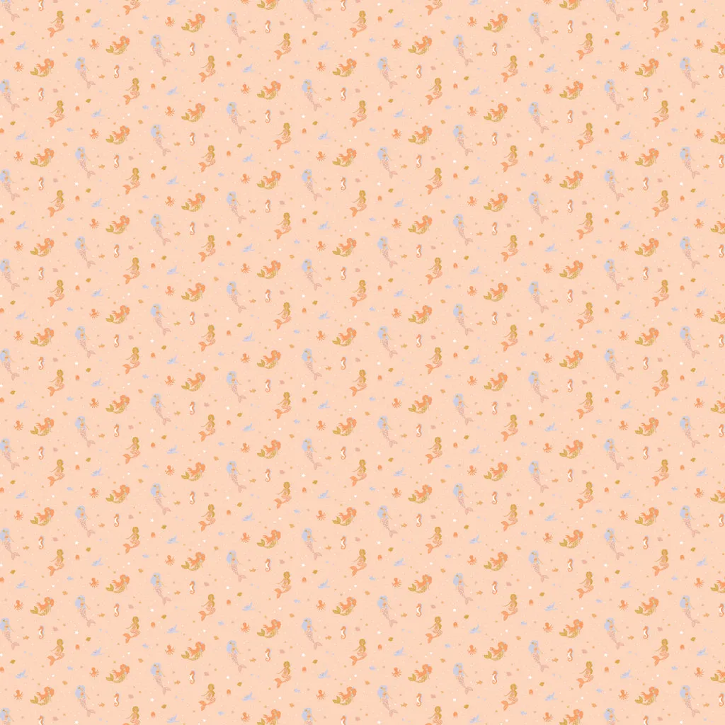 Fox   Fallow Organic Fitted Cot Sheet | Mermaids