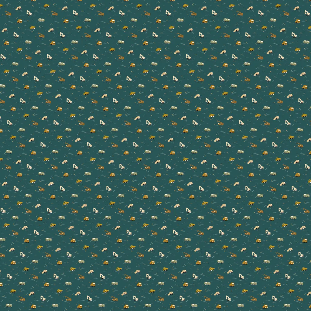 Fox   Fallow Organic Fitted Cot Sheet | Trucks