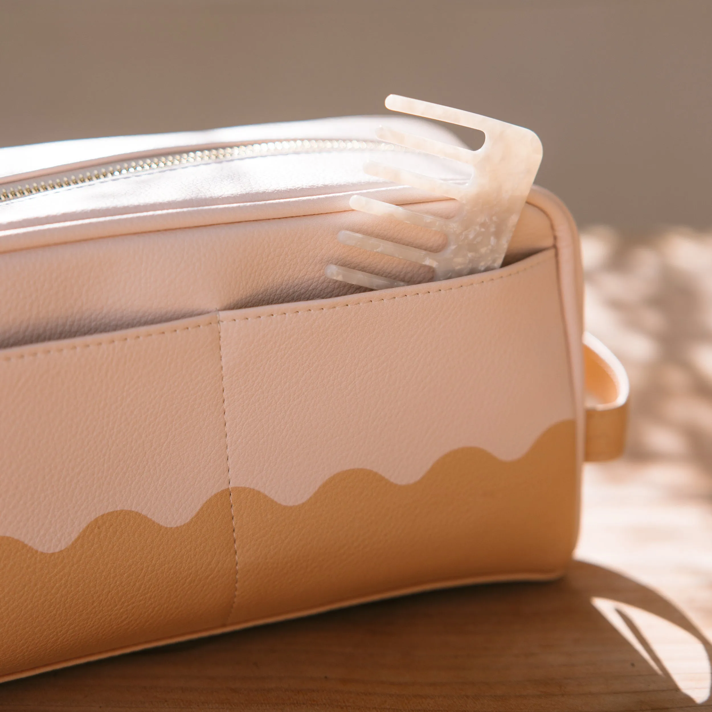Fox   Fallow Wash Bag | Caramel Ripple
