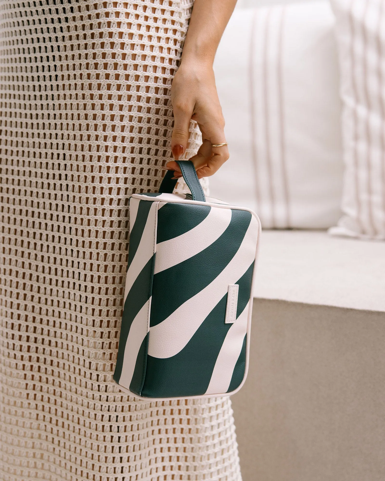 Fox   Fallow Wash Bag | Forest Swirl