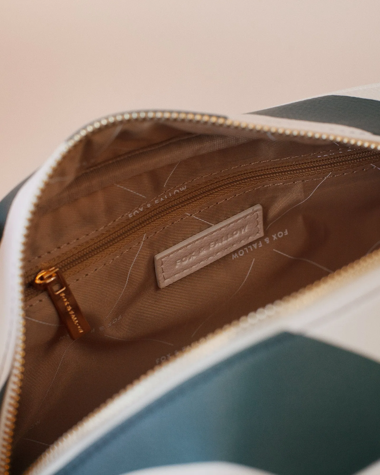 Fox   Fallow Wash Bag | Forest Swirl