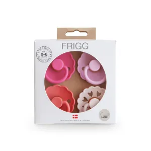 FRIGG 4-Pack Pacifier Set | Rosy Romance