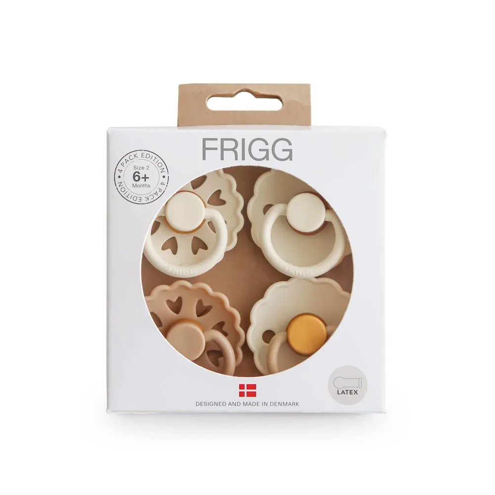 FRIGG 4-Pack Pacifier Set | Snowflake Dream