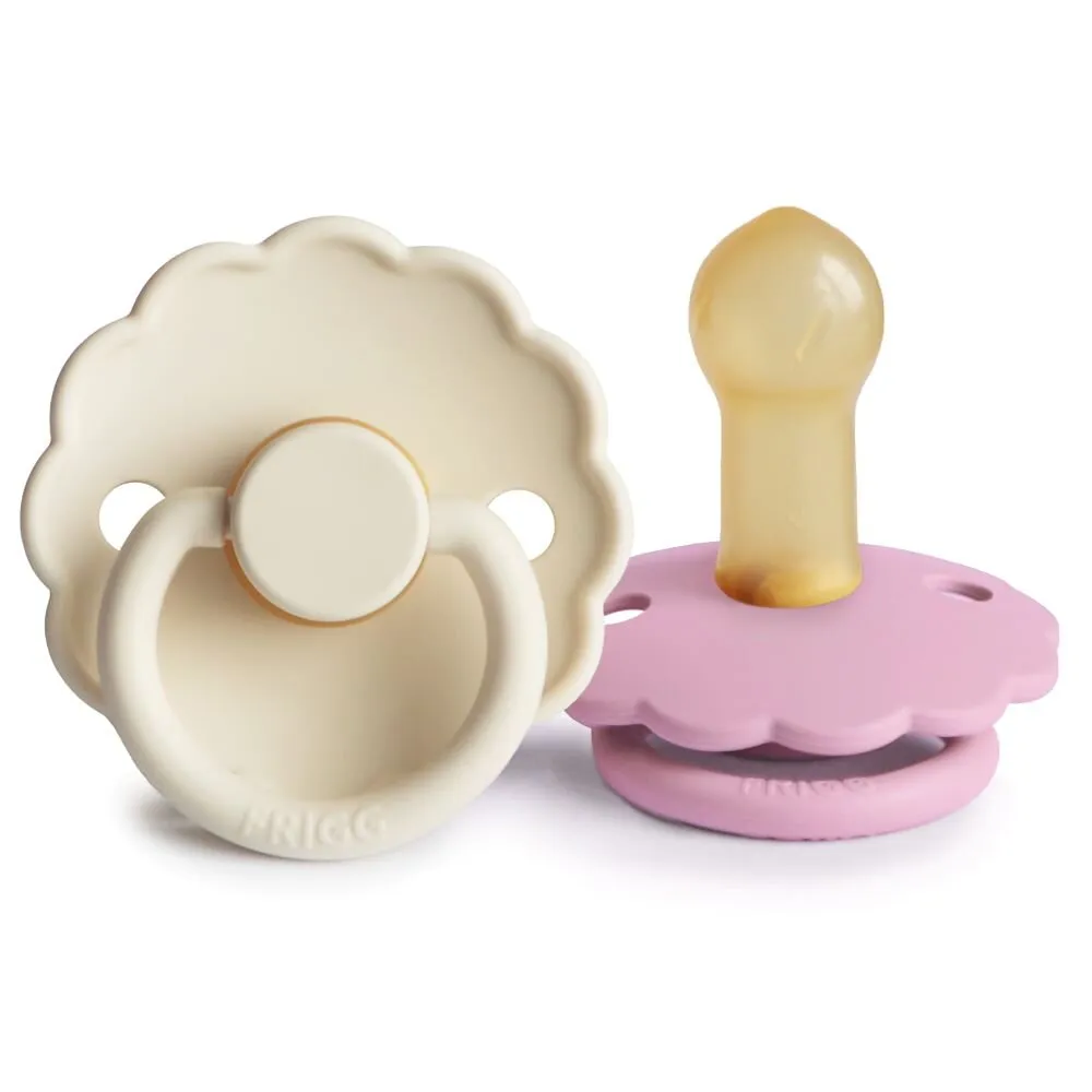 FRIGG Daisy Mix Duo Pacifier | Cream   Lupine