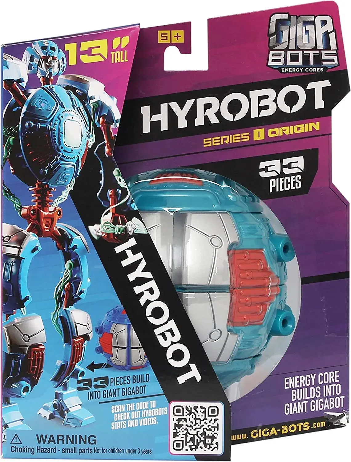 Giga Bots Energy Core Hydrobot Transforming 13-inch Action Figure
