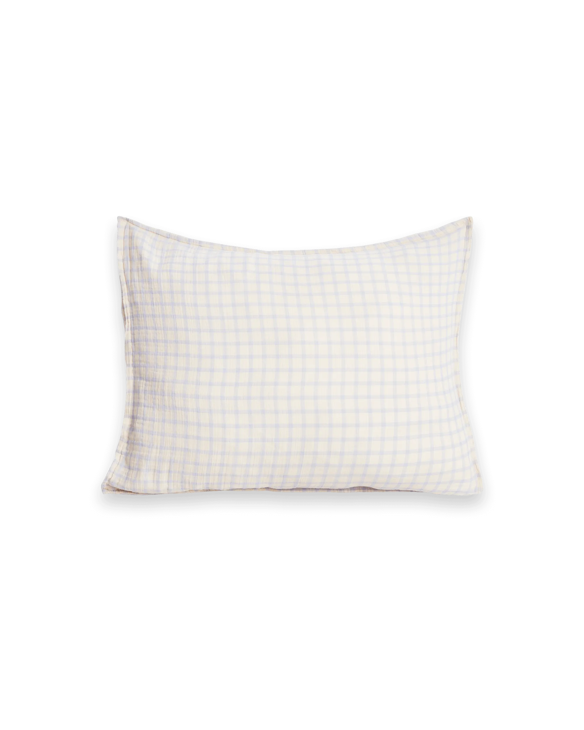 Gingham Sky Muslin Pillowcase