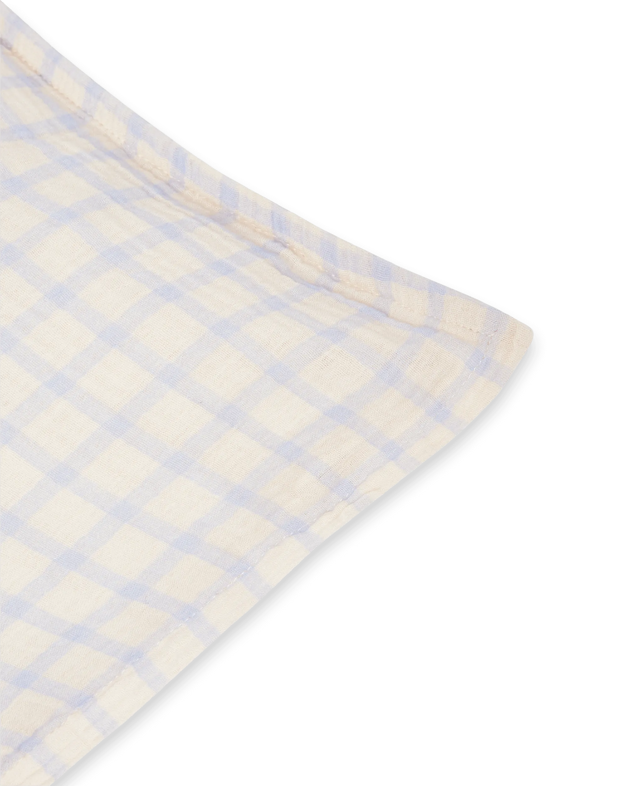 Gingham Sky Muslin Pillowcase