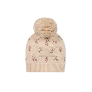 Hat Delilah Knit | Jacquard Misty Rose