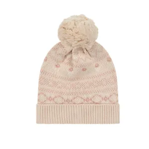 Hat Millie | Fairisle Whisper Pink