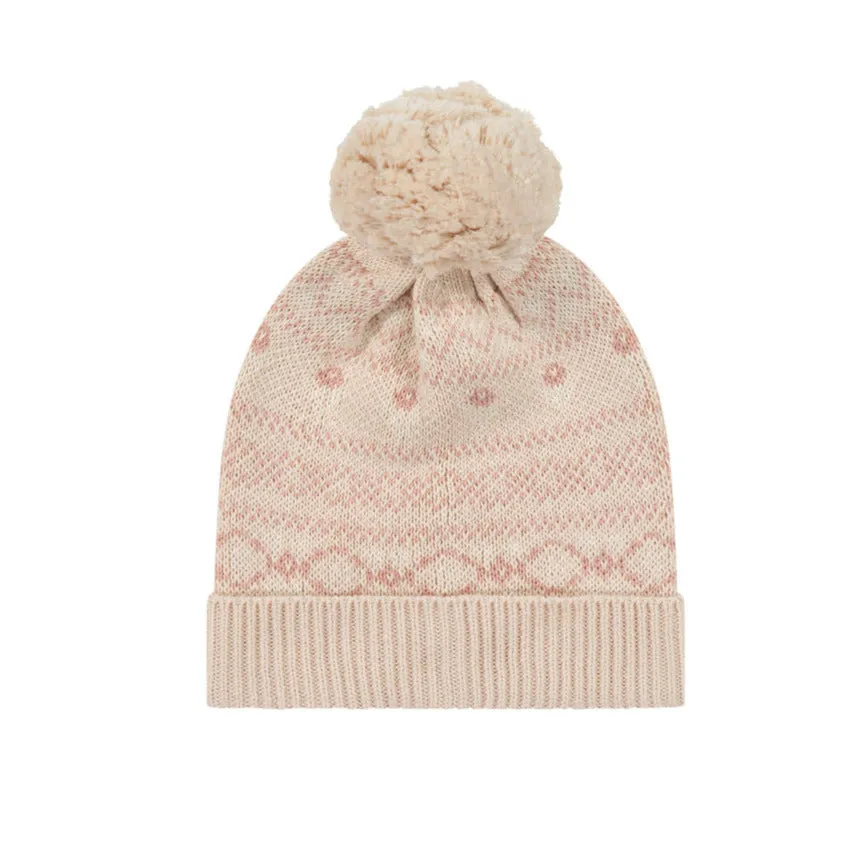 Hat Millie | Fairisle Whisper Pink