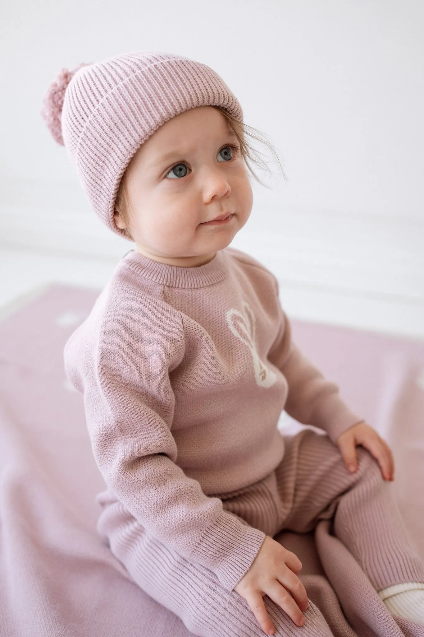 Hat Pom Pom | Powder Pink