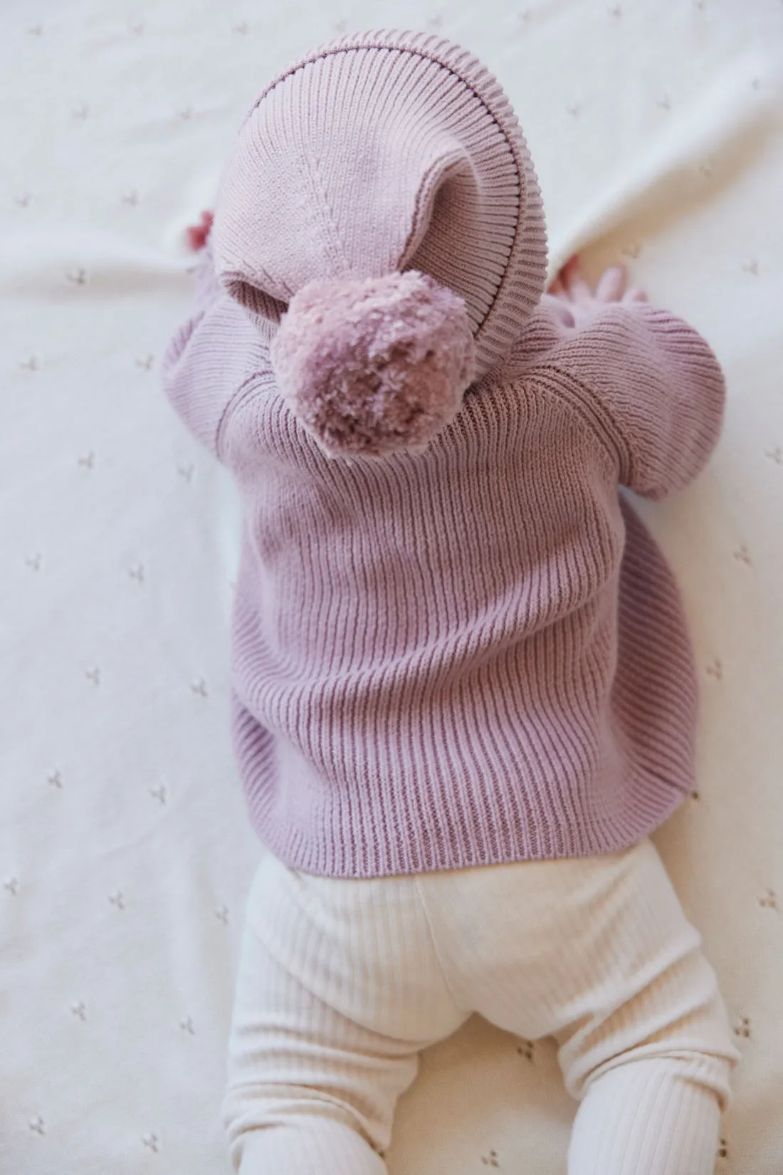Hat Pom Pom | Powder Pink