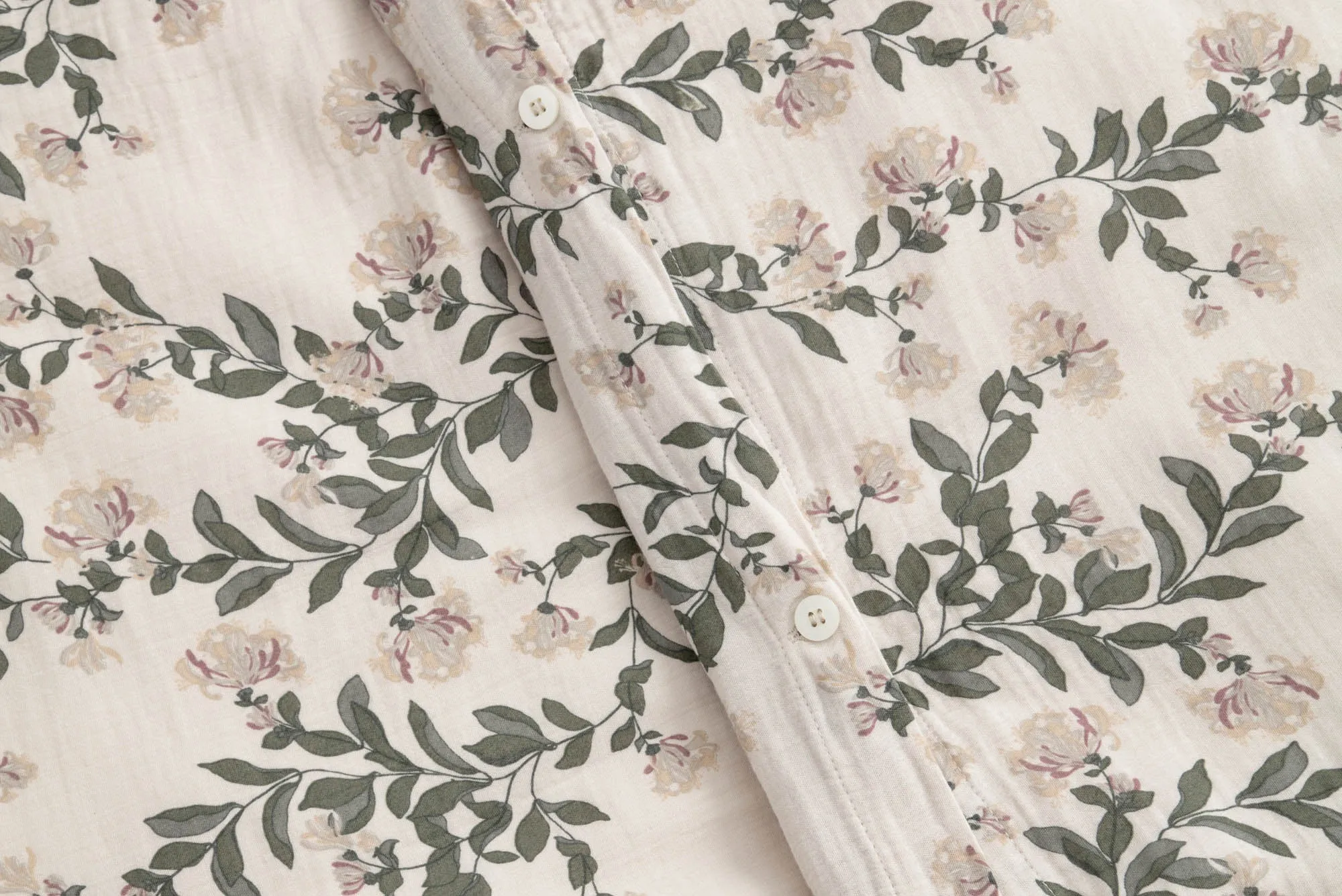 Honeysuckle Muslin Adult Bedset - Single