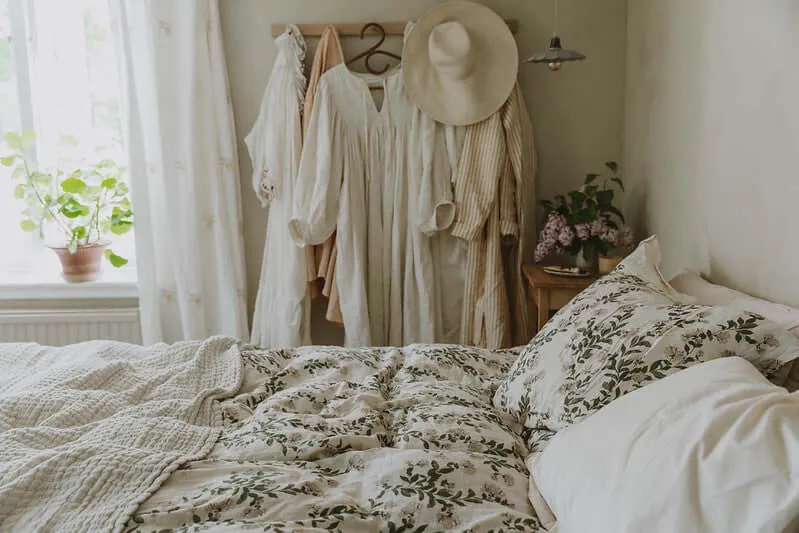 Honeysuckle Muslin Adult Bedset - Single