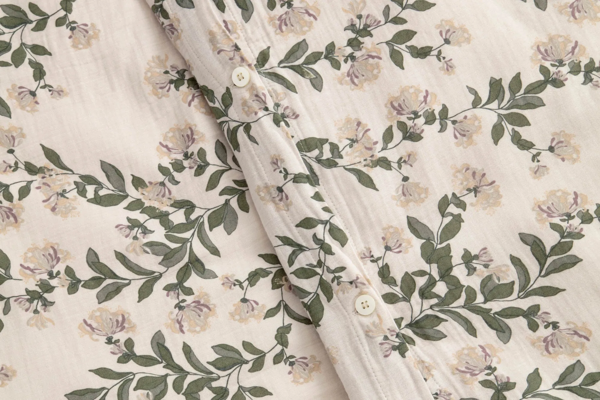 Honeysuckle Muslin Double EU Duvet Cover
