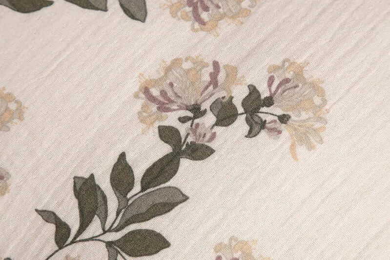 Honeysuckle Muslin Filled Quilt