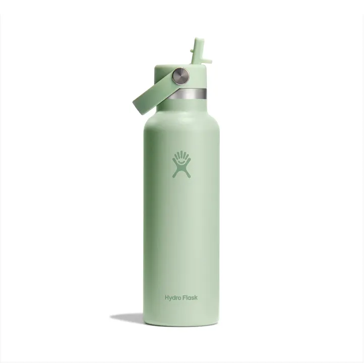 Hydroflask Drink Bottle 21oz (621ml) Standard STRAW Cap - Aloe