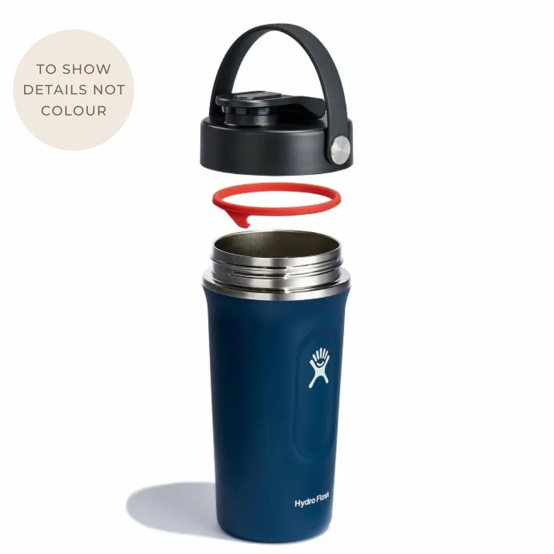 Hydroflask Shaker Bottle 24oz - Black 709mL Insulated