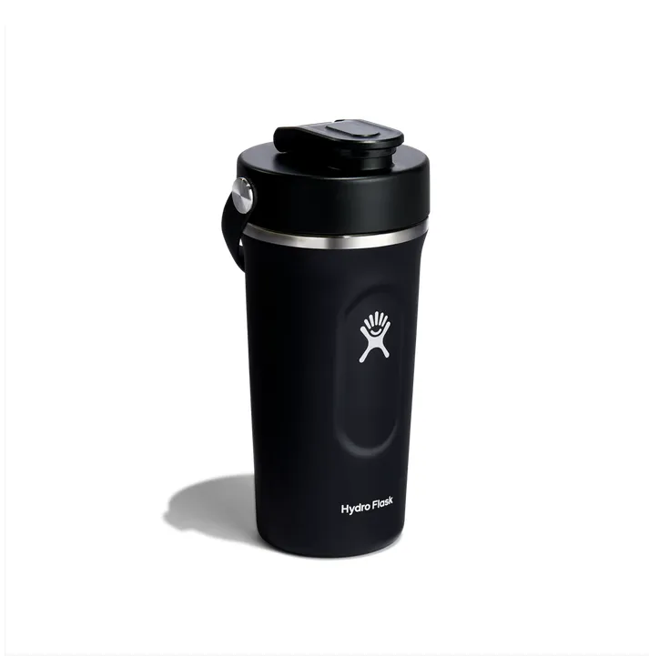Hydroflask Shaker Bottle 24oz - Black 709mL Insulated